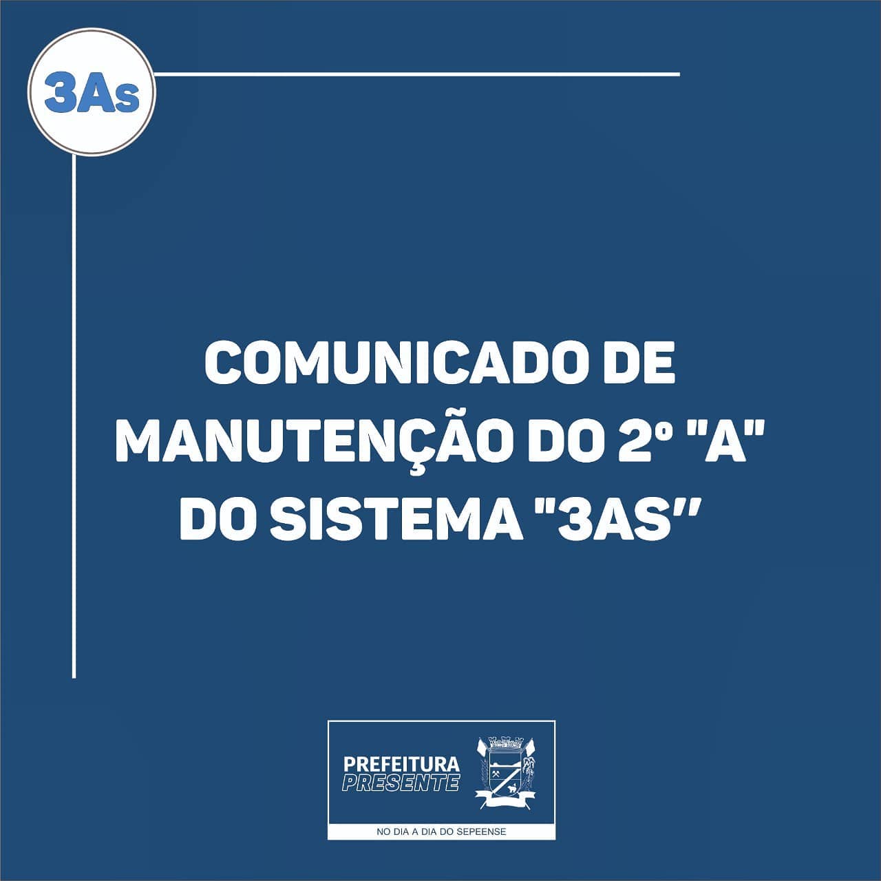 Comunicado - Manutenção e Atualização de Sistema